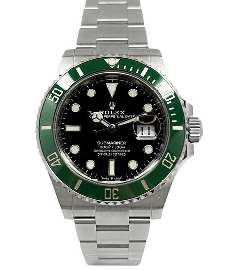 Rolex Submariner Date 126610lv Green Bezel .